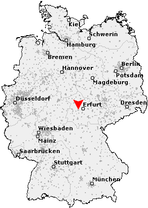 Karte von Gotha