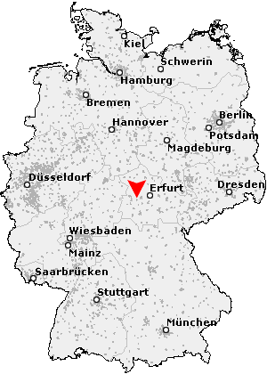 Karte von Hörselgau