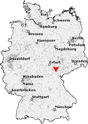 Karte von Saalburg