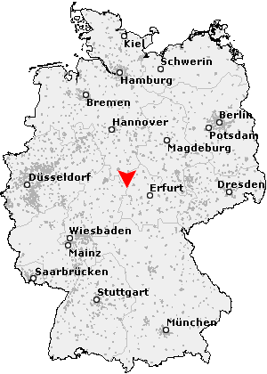Karte von Großburschla