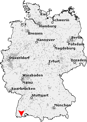 Karte von Hohenfels