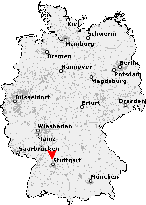 Karte von Bietigheim