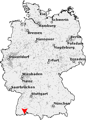 Karte von Berwangen