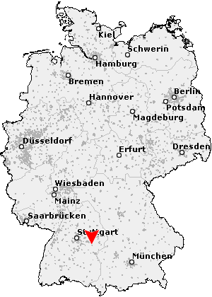 Karte von Geislingen