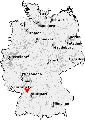 Karte von Ötisheim