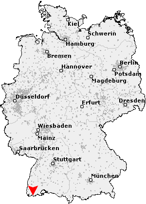 Karte von Bad Säckingen