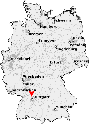 Karte von Bietigheim-Bissingen