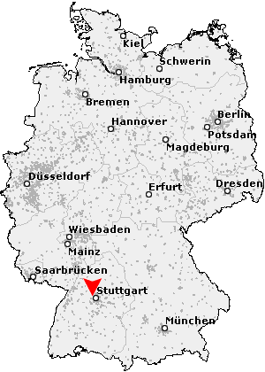Karte von Ditzingen