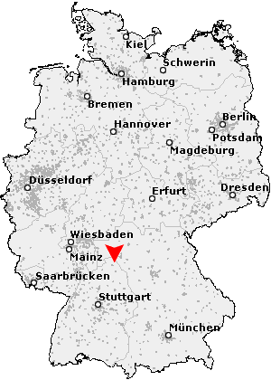 Karte von Großrinderfeld