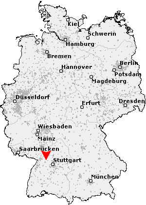 Karte von Kieselbronn