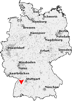 Karte von Pfalzgrafenweiler