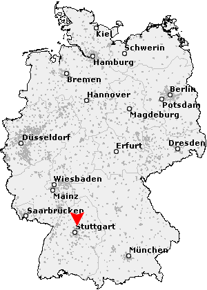 Karte von Steinheim an der Murr