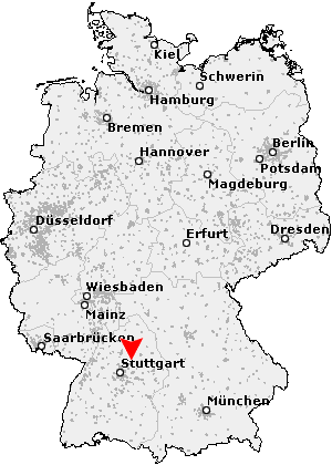Karte von Sulzbach an der Murr