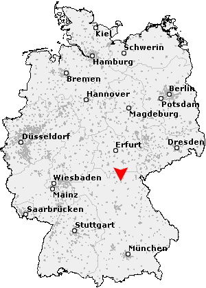 Karte von Baiersdorf