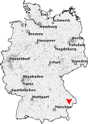 Karte von Asenham