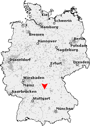 Karte von Wiebelsheim