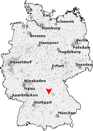 Karte von Seubersdorf