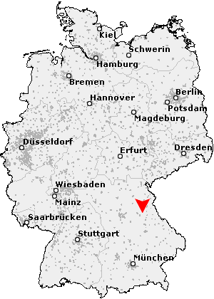 Karte von Oberpennading