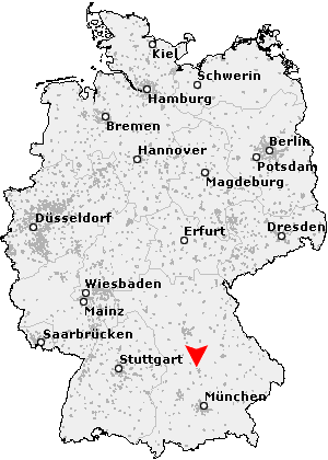 Karte von Stadt Ingolstadt