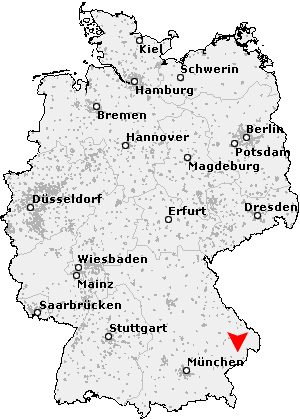 Karte von Sachsenham