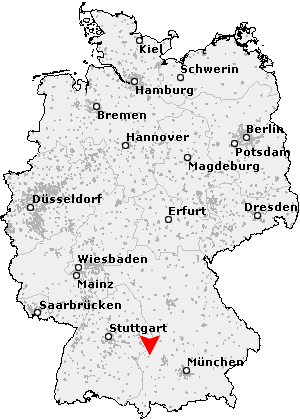 Karte von Haldenwang