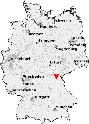 Karte von Bad Berneck im Fichtelgebirge