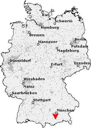 Karte von Bad Heilbrunn