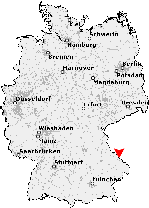 Karte von Bayerisch Eisenstein