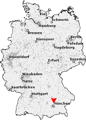 Karte von Eching, Kreis Freising