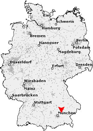 Postleitzahl Erding - Bayern (PLZ Deutschland)