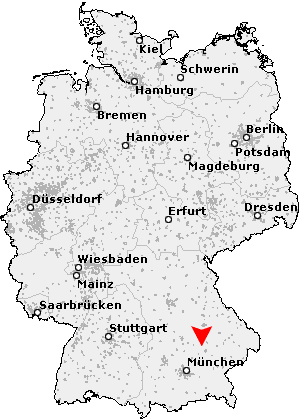 Karte von Furth, Kreis Landshut