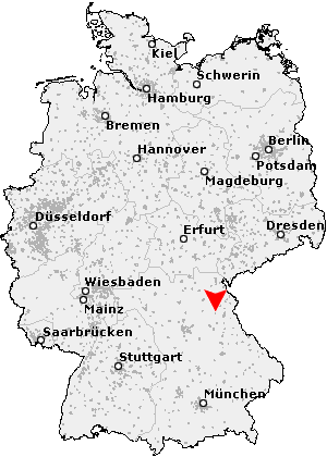 Karte von Grafenwöhr