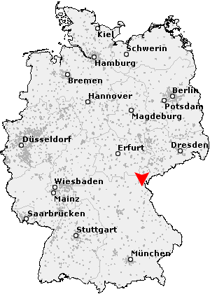 Karte von Höchstädt im Fichtelgebirge