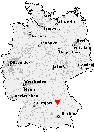 Karte von Kösching