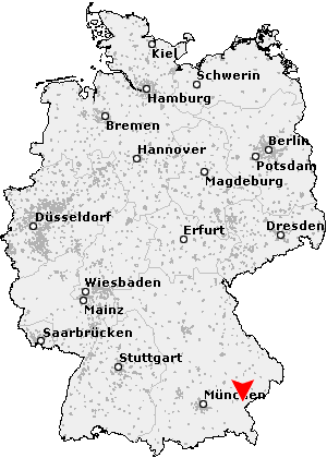 Karte von Kastl, Kreis Altötting