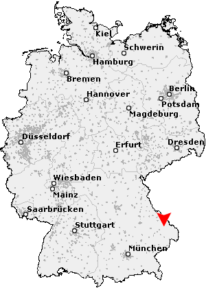 Karte von Kirchberg im Wald