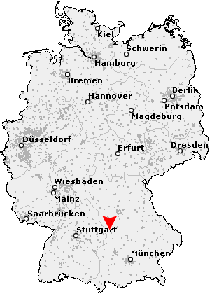 Karte von Megesheim