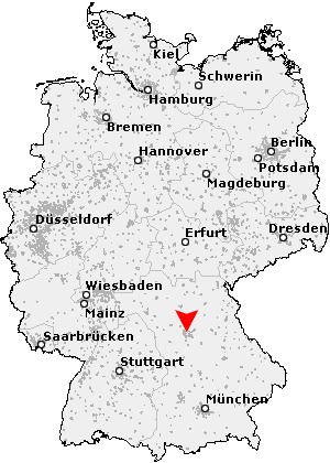 Karte von Nürnberg
