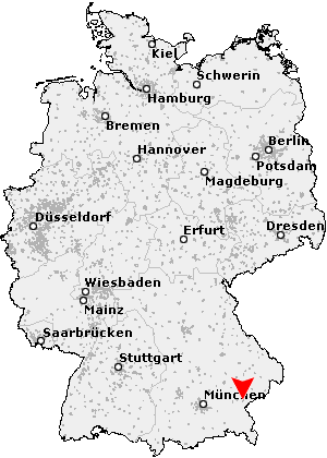 Karte von Neuötting