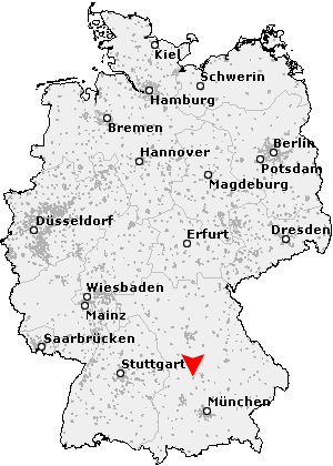 Karte von Neuburg an der Donau