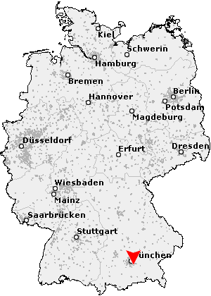 Karte von Ottobrunn