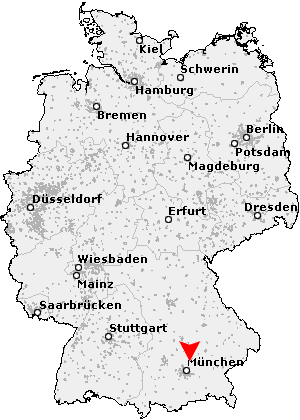 Karte von Neufahrn