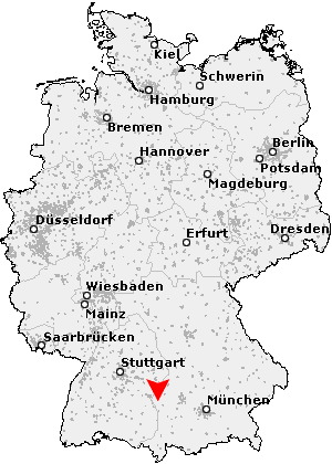 Karte von Biberach