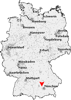 Karte von Wiedenzhausen