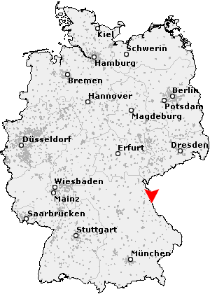 Karte von Frankenreuth