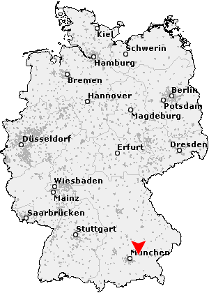 Karte von Neufahrn