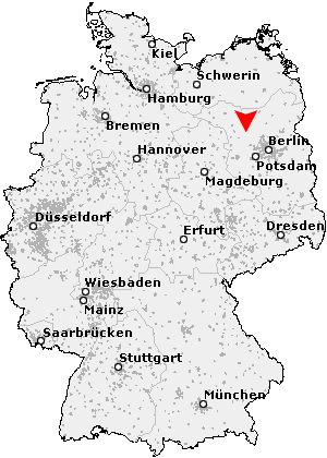 Karte von Dechtow