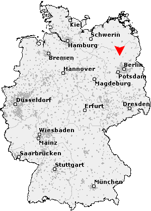 Karte von Altlüdersdorf