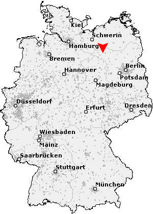 Karte von Boddin-Langnow