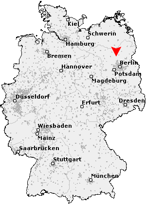 Karte von Löwenberger Land